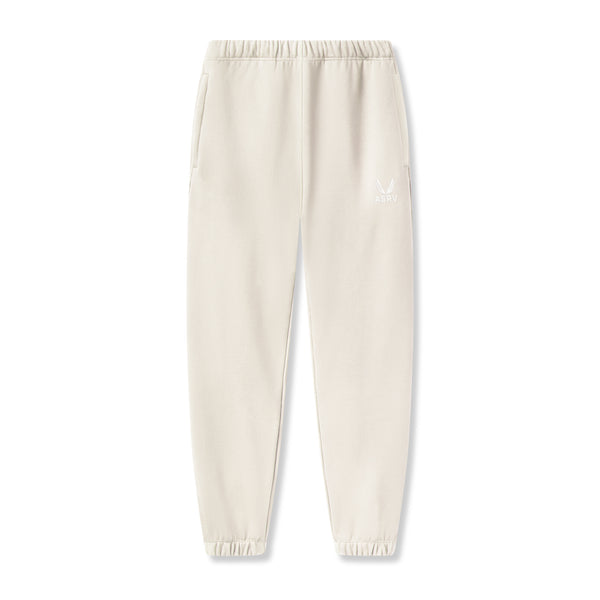 0655. Tech-Terry™ Oversized Sweats - Ivory Cream "Emblem"