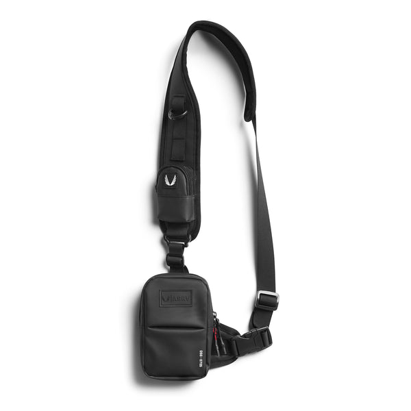 0705. Waterproof Holster Sling Bag - Black