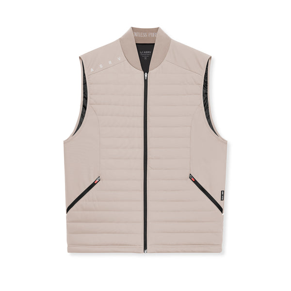 0720. Waterproof Insulated Run Vest  - Chai