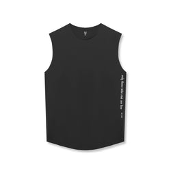 0757. AeroSilver® Cutoff Tank - Black "OTWR"