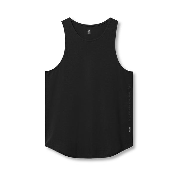 0780. Supima® Extended Tank Top  - Dusk Black