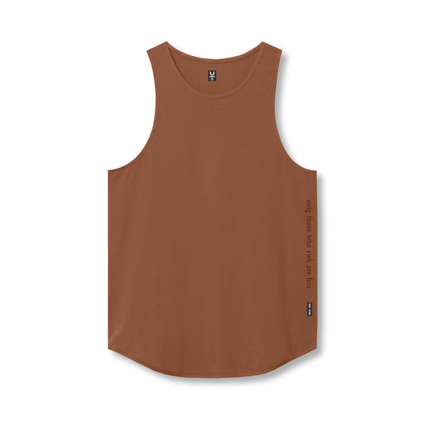 0780. Supima® Extended Tank Top  - Rust