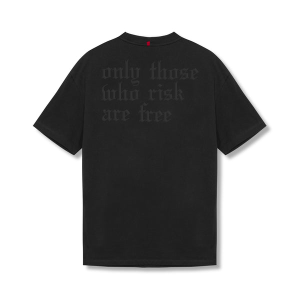 0797. Tech Essential™ Relaxed Tee - Black/Black "OTWR"