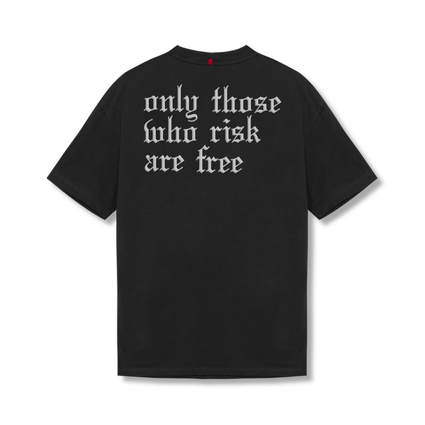0797. Tech Essential™ Relaxed Tee - Black/White "OTWR"