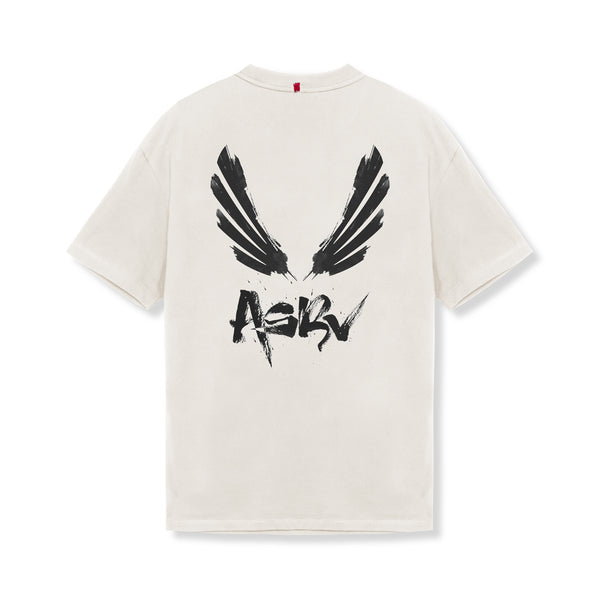 0797. Tech Essential™ Relaxed Tee - Stone "Brush Wings/ASRV"
