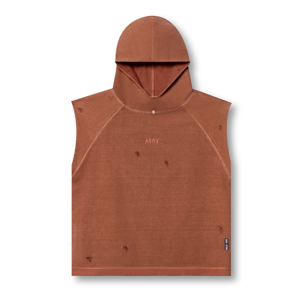 0799. Tech Essential™ Cutoff Hoodie - Faded Rust