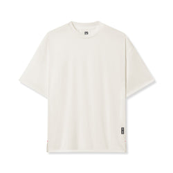 0822. AeroSilver® Oversized Tee - Ivory Cream