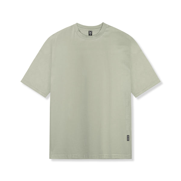 0824. Supima® Oversized Tee - Sage
