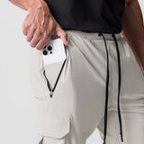 0825. Tetra-Lite® Cargo High Rib Jogger - Stone