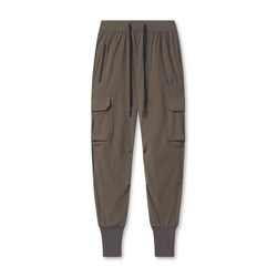 0825. Tetra-Lite® Cargo High Rib Jogger - Deep Taupe