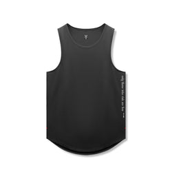 0830. AeroSilver® Tank Top - Black "OTWR"