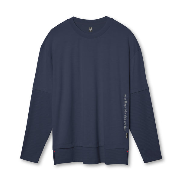 0842. 3D-Lite® 2.0 Layered Long Sleeve - Navy "OTWR"