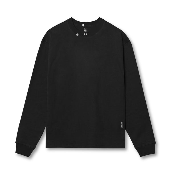 0851. Tech Essential™ Relaxed Long Sleeve - Black