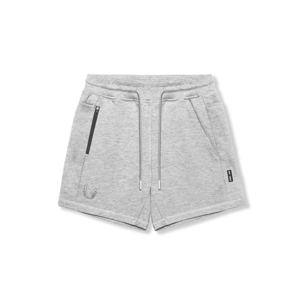 0867. Tech-Terry™ Sidelock Sweat Short - Heather Grey
