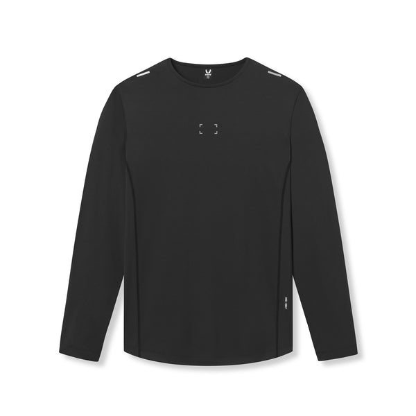 0907. AeroSilver® Training Long Sleeve - Black "Space Bracket"