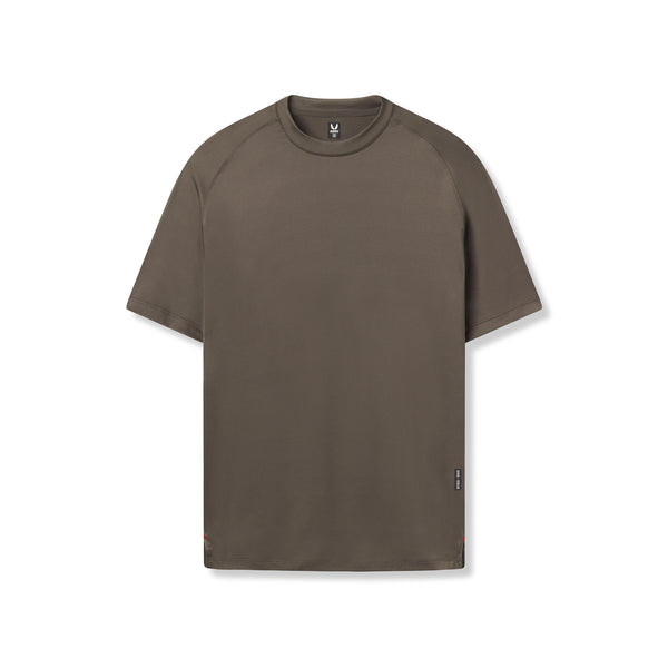 0918. AeroSilver® Fitted Tee - Deep Taupe