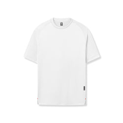 0918. AeroSilver® Fitted Tee - White