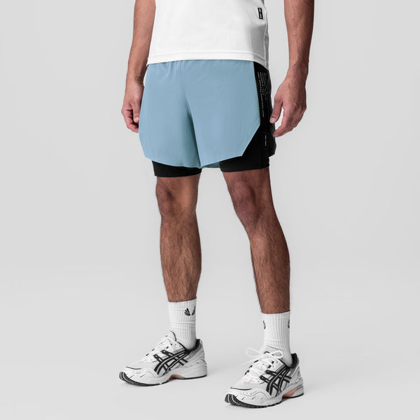 0953. Aerotex™ Hybrid Liner Short -  Light Sky