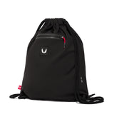 1084. Antibacterial Mesh Drawstring Bag - Black