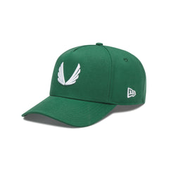 New Era® 9Forty® A-Frame Hat - Emerald Green/White