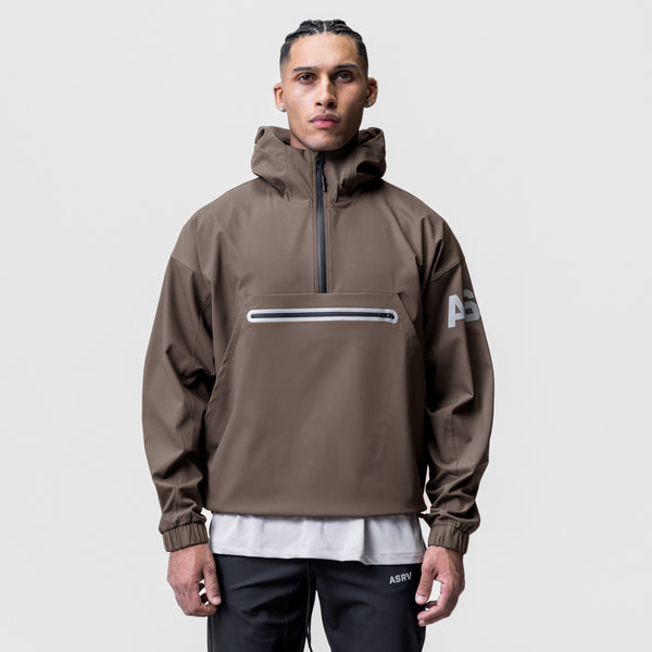0717. Weather-Ready Anorak Jacket  - Deep Taupe