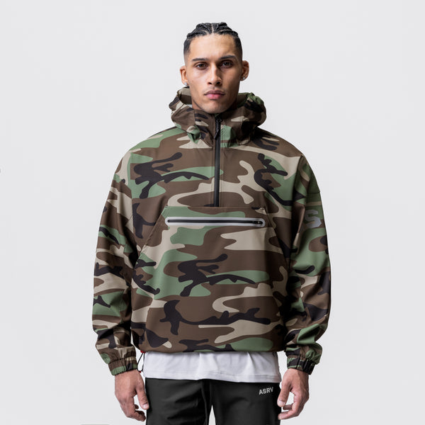 0717. Weather-Ready Anorak Jacket  - Woodland Camo