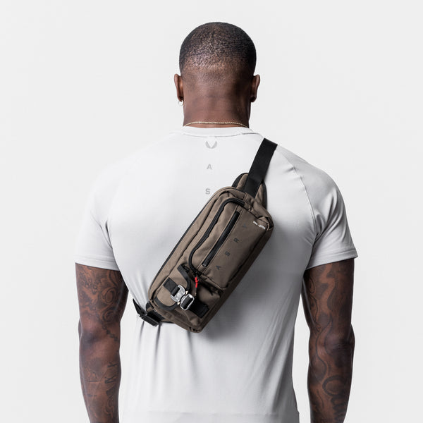0703. Cordura® Tech Crossbody Pack - Deep Taupe
