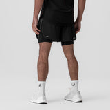 0953. Aerotex™ Hybrid Liner Short - Black/Black