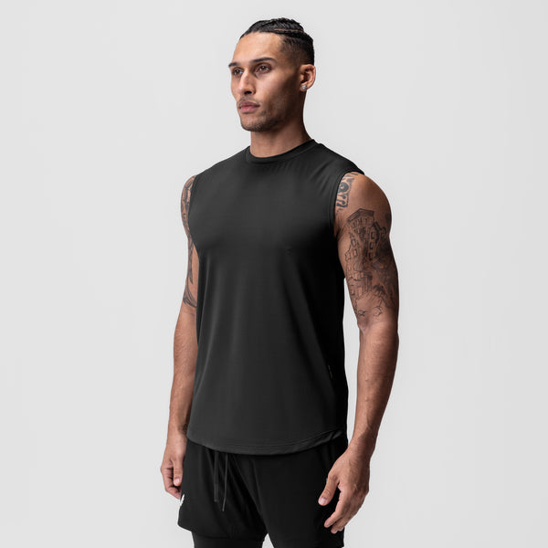 0757. AeroSilver® Cutoff Tank - Black