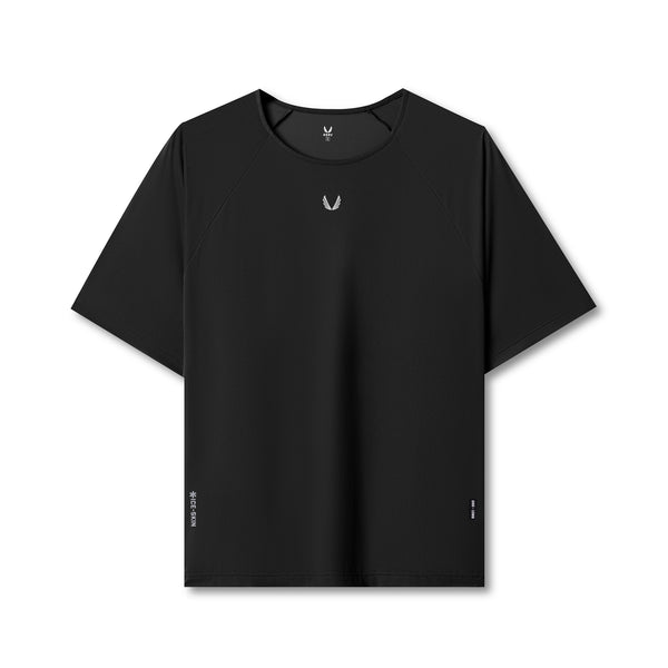 1089. Ice-Skin™ Oversized Tee - Black