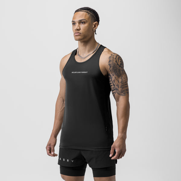 0754. AeroSilver® Training Singlet - Black "RP"