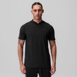 1087. Tetra-Lite® Ice Zip Tee - Black