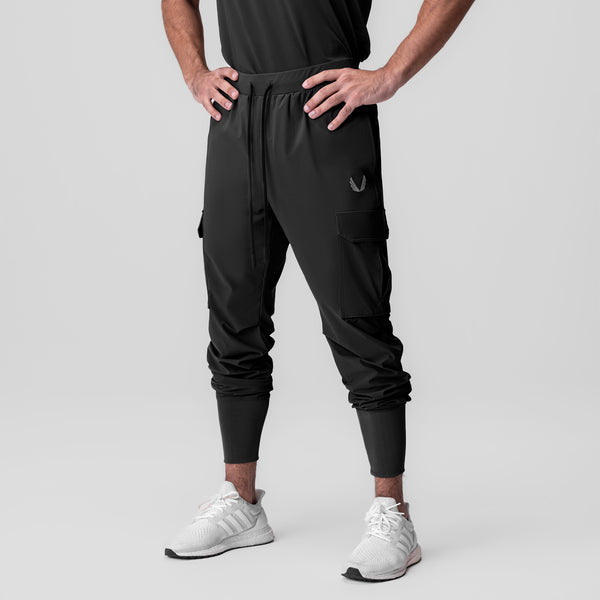 1099. Tetra-Lite® Ice Cargo High Rib Jogger - Black