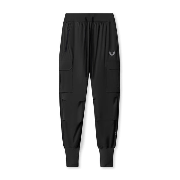 1099. Tetra-Lite® Ice Cargo High Rib Jogger - Black