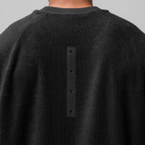 1092. Towel Terry Cutoff - Black