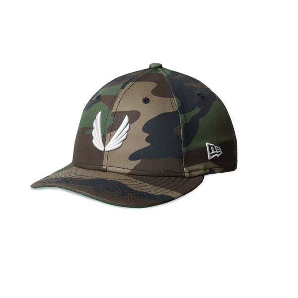 New Era® 59Fifty® Low Profile Hat - Woodland Camo/White "Wings"