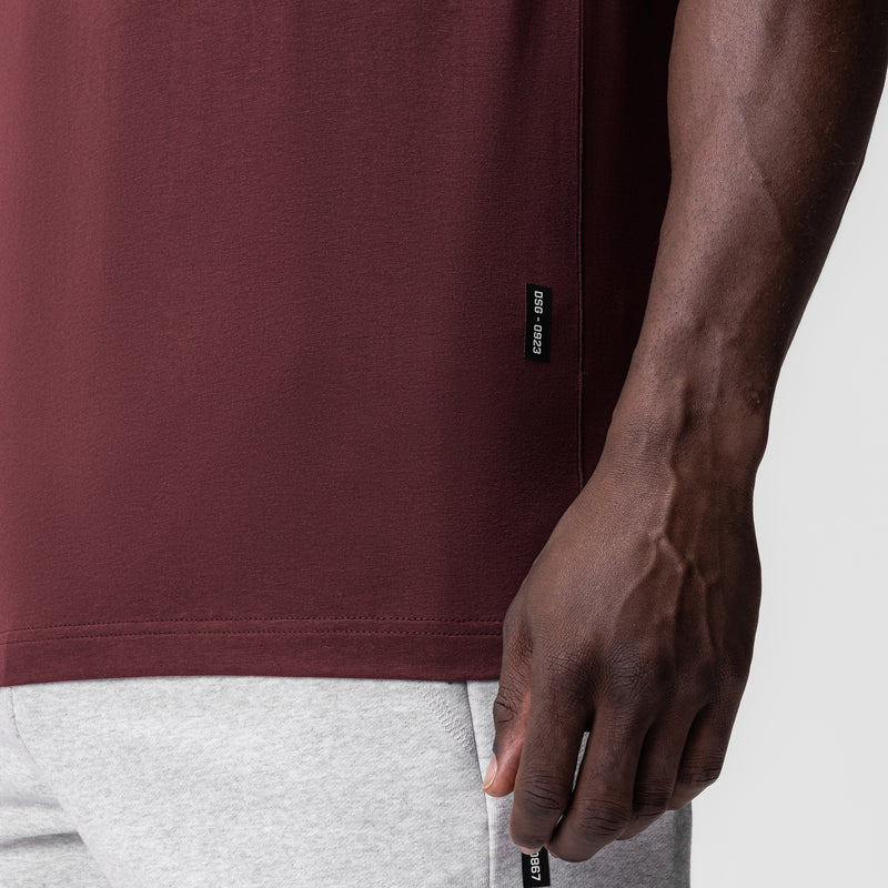 0923. Supima® Essential Tee - Crimson