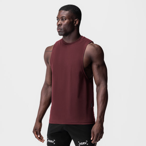 0926. Supima® Muscle Tank - Crimson