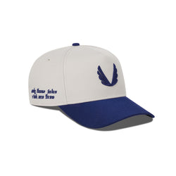 New Era® 9Forty® A-Frame Hat - Stone/Deep Blue Two Tone