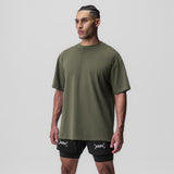 0824. Supima® Oversized Tee - Olive
