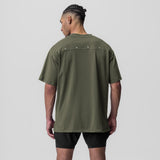 0824. Supima® Oversized Tee - Olive