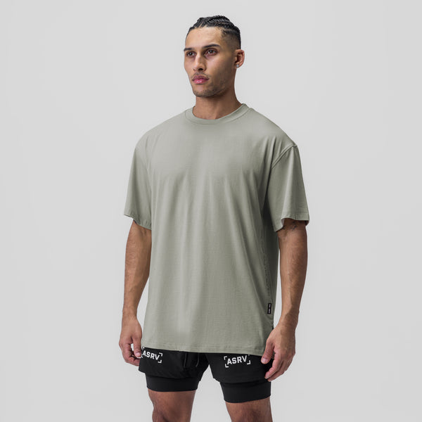 0824. Supima® Oversized Tee - Sage