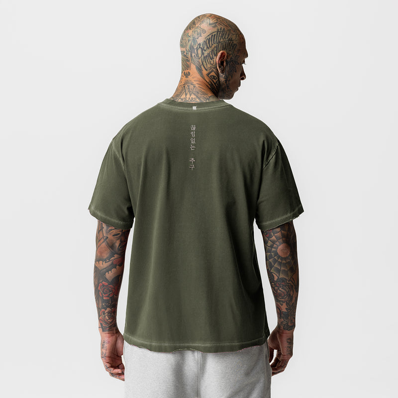 0797. Tech Essential™ Relaxed Tee - Faded Olive
