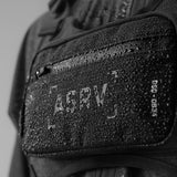 0634. Conditioning Chest Pack - Black "Grid"