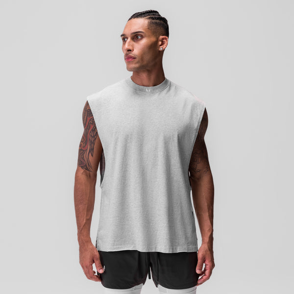 0845. Tech Essential™ Rocker Cutoff - Heather Grey