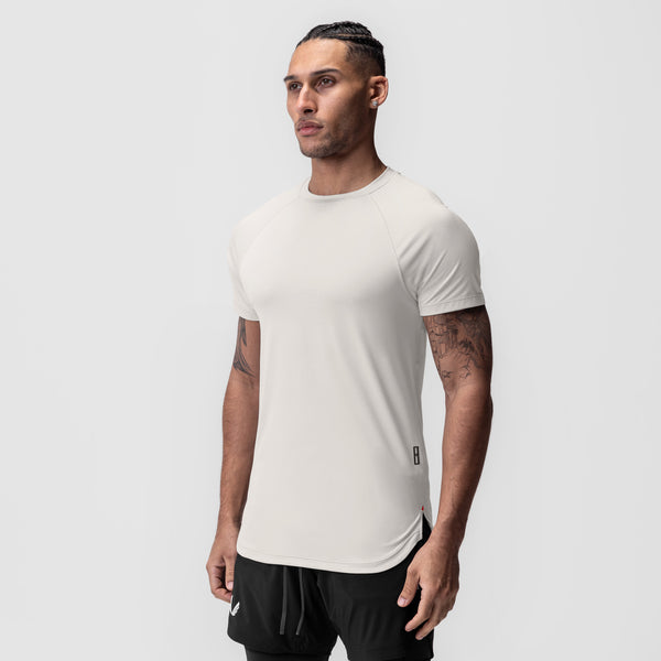 0660. AeroSilver® Established Tee - Ivory Cream