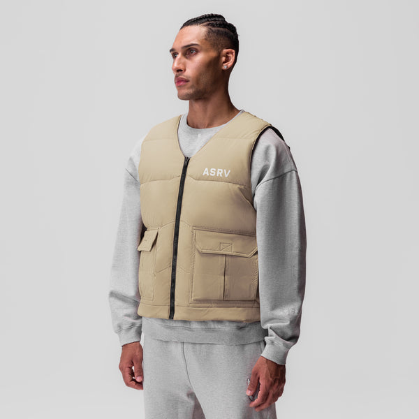 0859. Ripstop Insulated Puffer Gilet - Khaki
