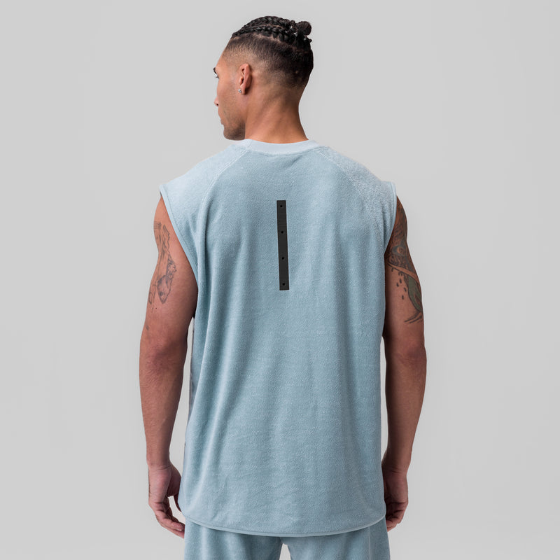 1092. Towel Terry Cutoff - Light Sky