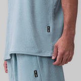 1092. Towel Terry Cutoff - Light Sky