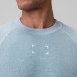 1092. Towel Terry Cutoff - Light Sky